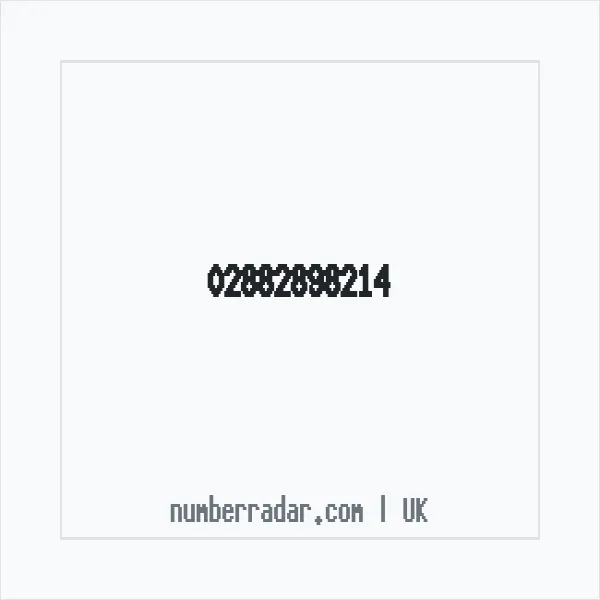 Reverse number check for +44 28 8289 8214 — who called me?