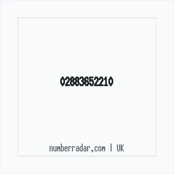 Reverse number check for +44 28 8365 2210 — who called me?