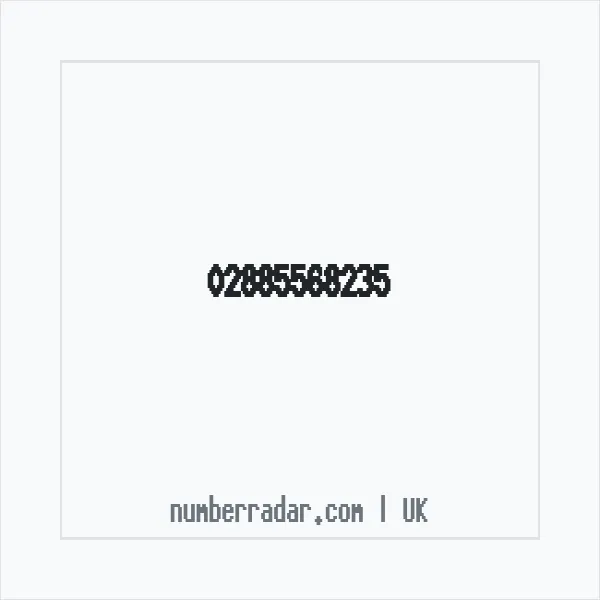 Reverse number check for +44 28 8556 8235 — who called me?