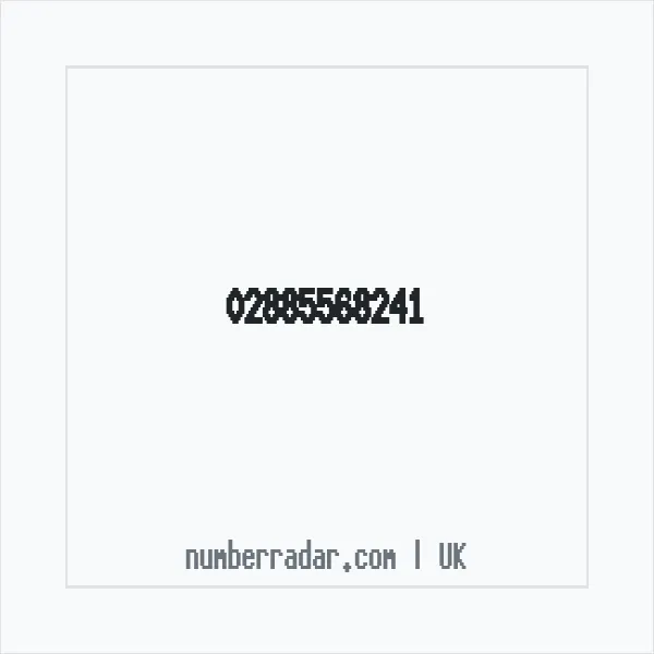 Reverse number check for +44 28 8556 8241 — who called me?