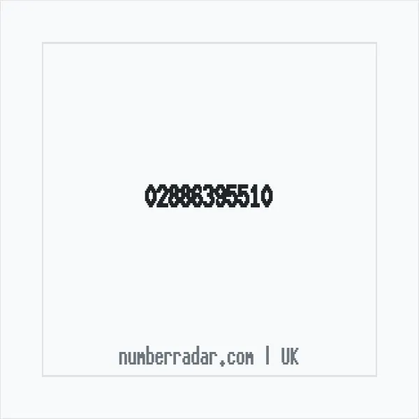 Reverse number check for +44 28 8639 5510 — who called me?