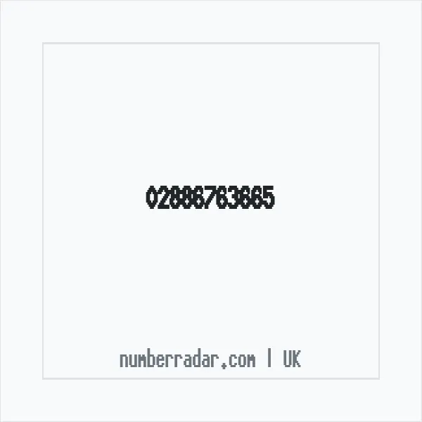 Reverse number check for +44 28 8676 3665 — who called me?