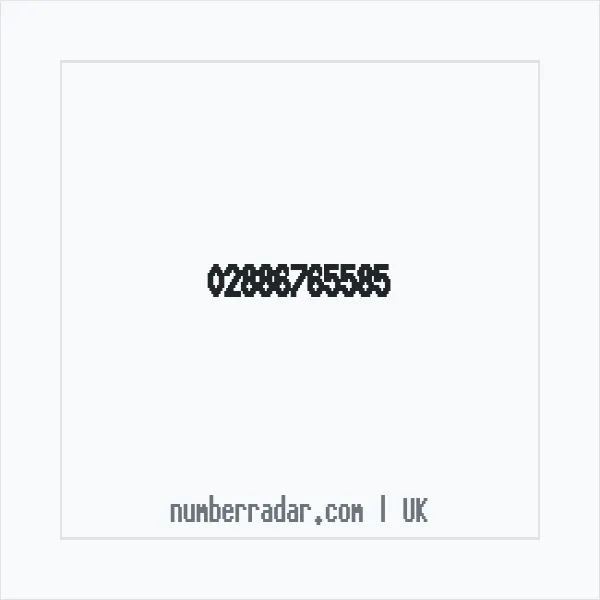 Reverse number check for +44 28 8676 5585 — who called me?