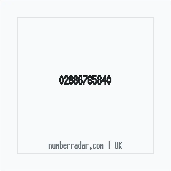 Reverse number check for +44 28 8676 5840 — who called me?