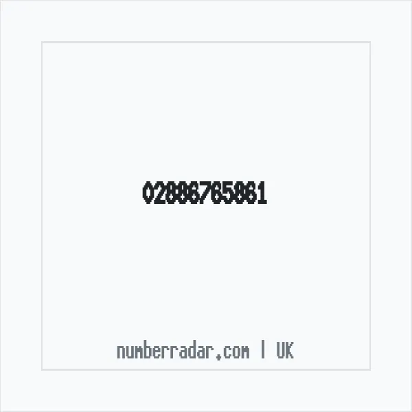 Reverse number check for +44 28 8676 5861 — who called me?