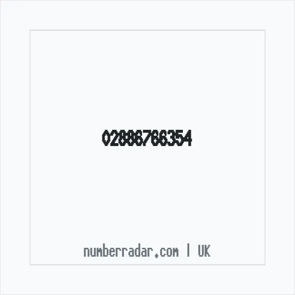 Reverse number check for +44 28 8676 6354 — who called me?