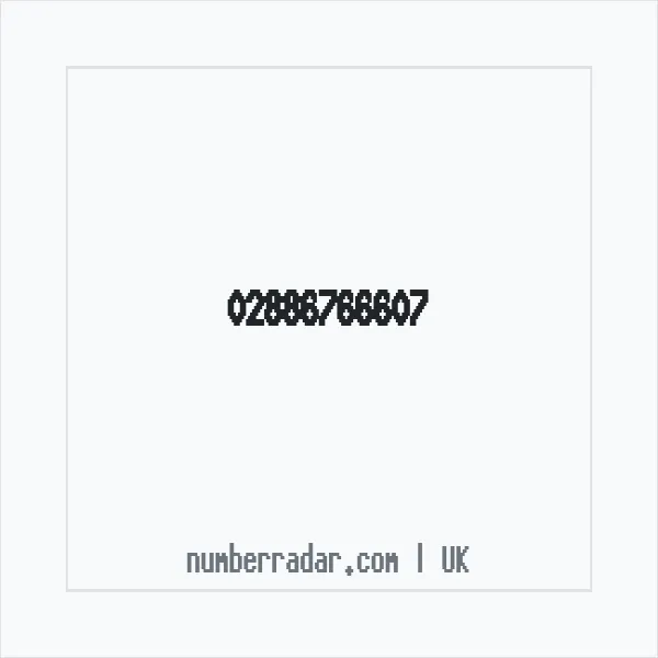 Reverse number check for +44 28 8676 6607 — who called me?