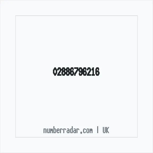 Reverse number check for +44 28 8679 6216 — who called me?