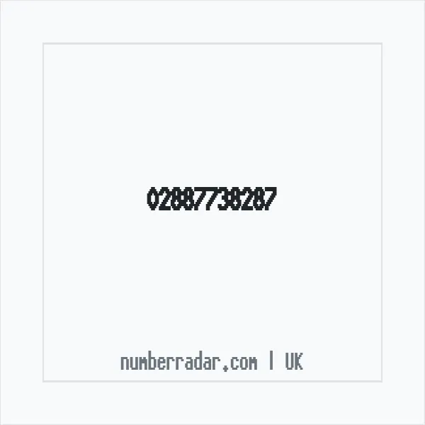 Reverse number check for +44 28 8773 8287 — who called me?