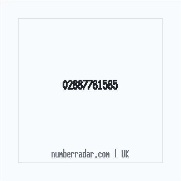 Reverse number check for +44 28 8776 1565 — who called me?