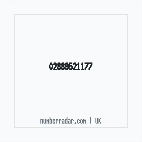 Reverse number check for +44 28 8952 1177 — who called me?