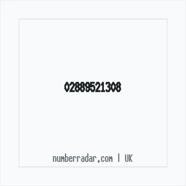 Reverse number check for +44 28 8952 1308 — who called me?
