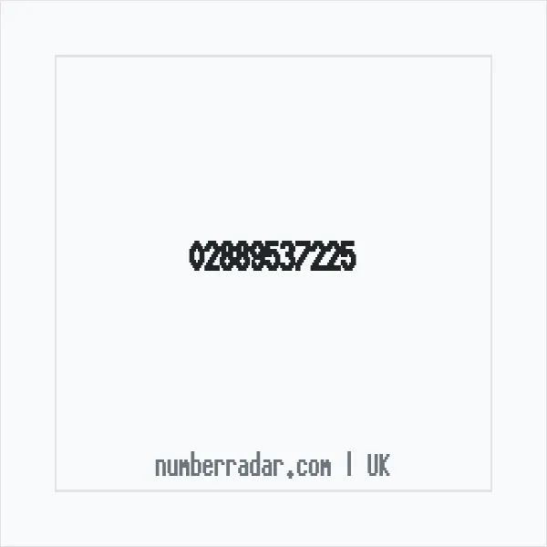Reverse number check for +44 28 8953 7225 — who called me?