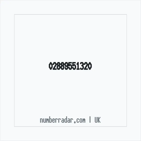 Reverse number check for +44 28 8955 1320 — who called me?