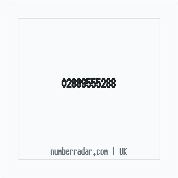 Reverse number check for +44 28 8955 5288 — who called me?