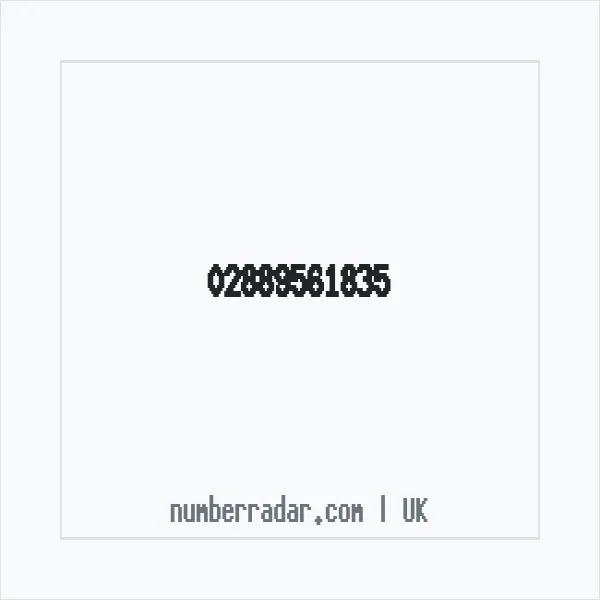 Reverse number check for +44 28 8956 1835 — who called me?