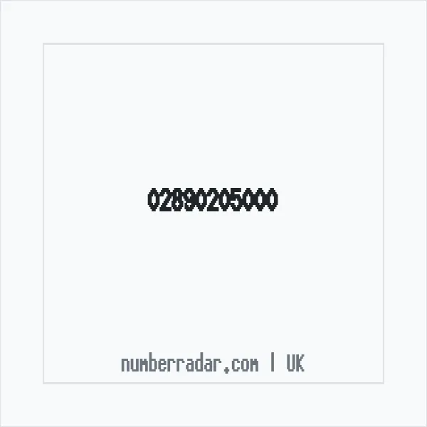 Reverse number check for +44 28 9020 5000 — who called me?