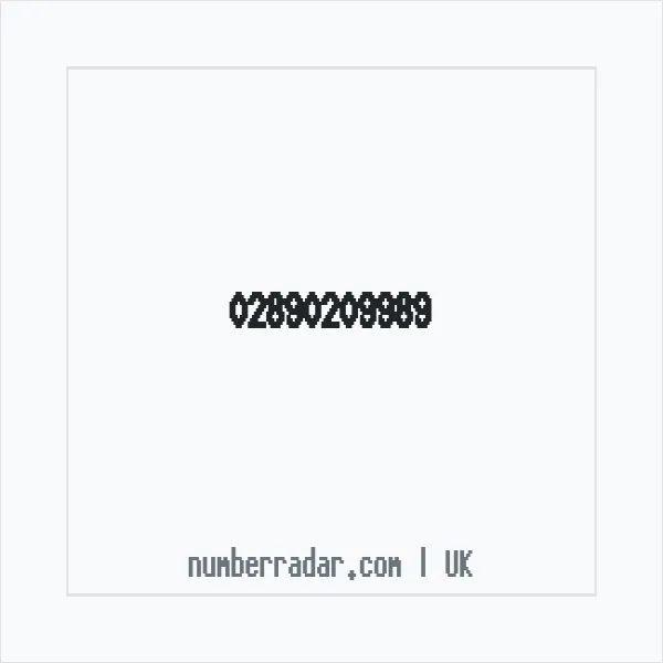 Reverse number check for +44 28 9020 9989 — who called me?