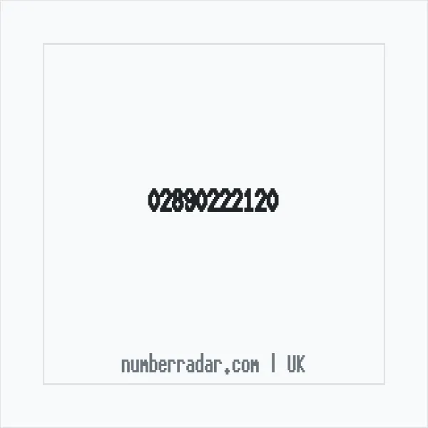 Reverse number check for +44 28 9022 2120 — who called me?