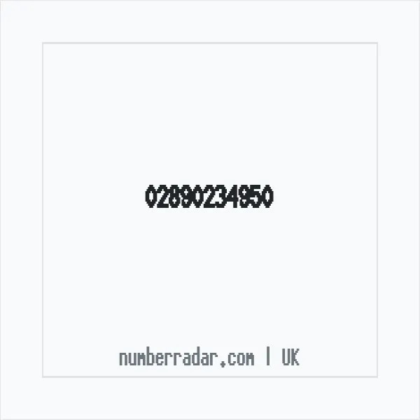 Reverse number check for +44 28 9023 4950 — who called me?