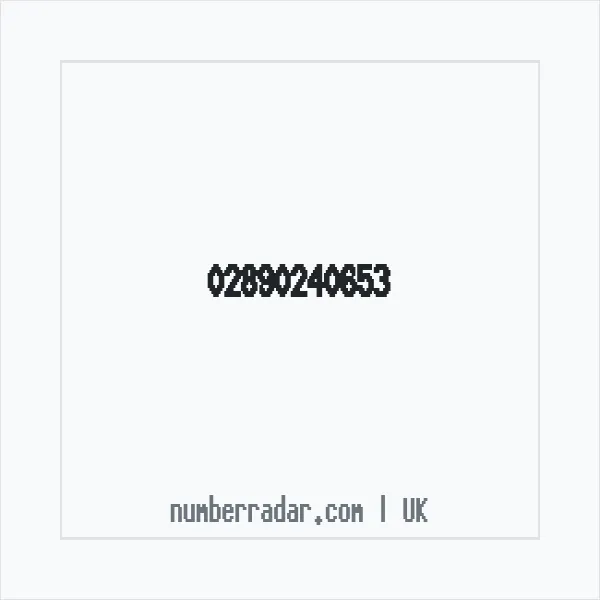 Reverse number check for +44 28 9024 0653 — who called me?