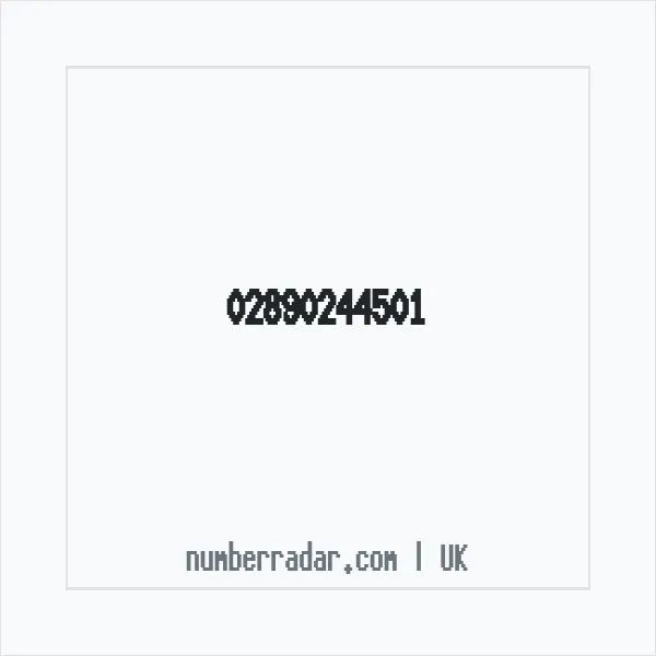 Reverse number check for +44 28 9024 4501 — who called me?