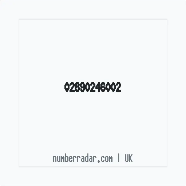 Reverse number check for +44 28 9024 6002 — who called me?