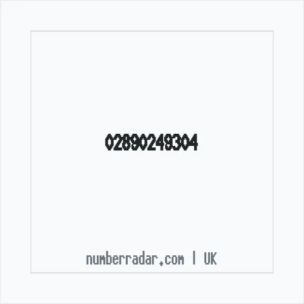 Reverse number check for +44 28 9024 9304 — who called me?
