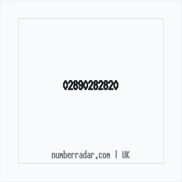 Reverse number check for +44 28 9028 2820 — who called me?
