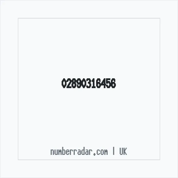 Reverse number check for +44 28 9031 6456 — who called me?