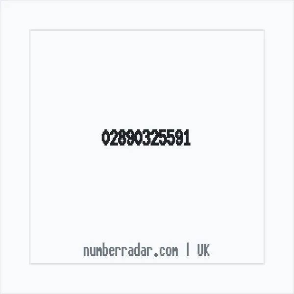 Reverse number check for +44 28 9032 5591 — who called me?