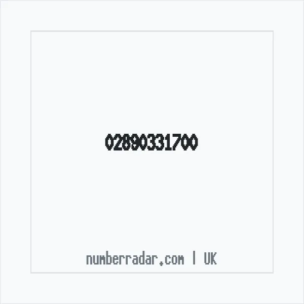 Reverse number check for +44 28 9033 1700 — who called me?