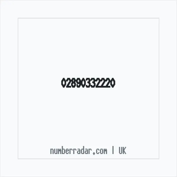 Reverse number check for +44 28 9033 2220 — who called me?