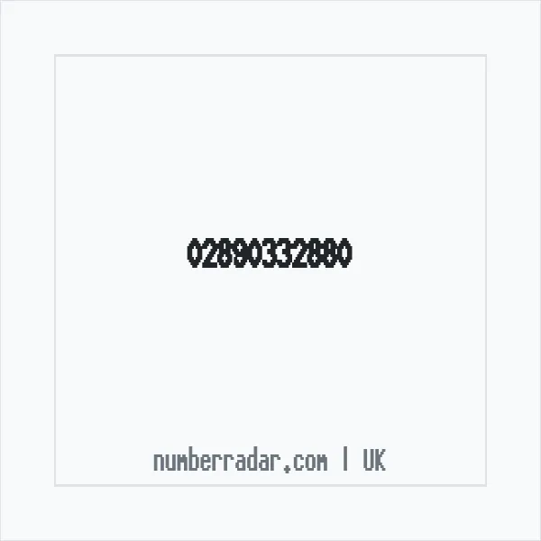 Reverse number check for +44 28 9033 2880 — who called me?