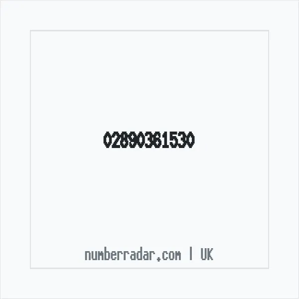 Reverse number check for +44 28 9036 1530 — who called me?