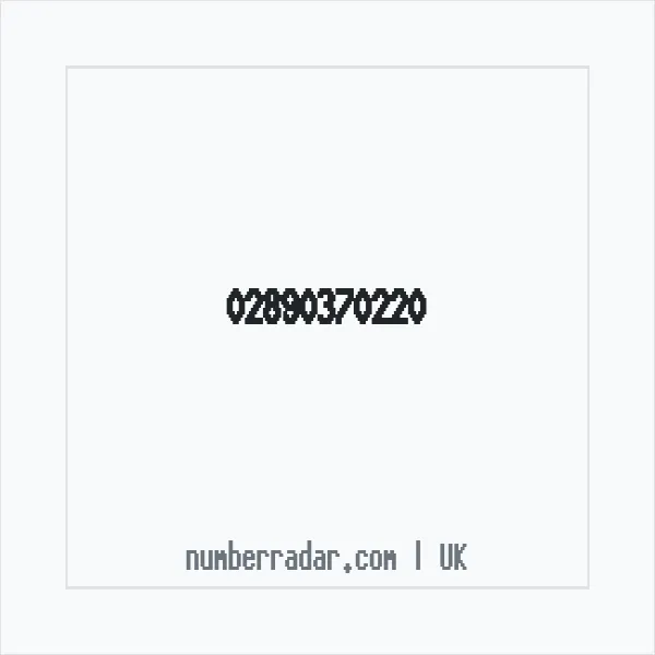 Reverse number check for +44 28 9037 0220 — who called me?