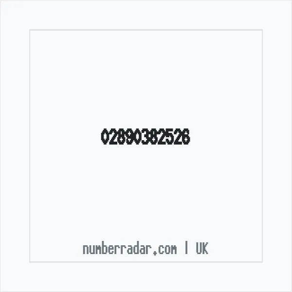 Reverse number check for +44 28 9038 2526 — who called me?