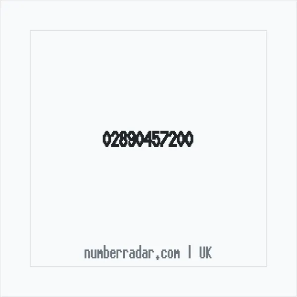 Reverse number check for +44 28 9045 7200 — who called me?