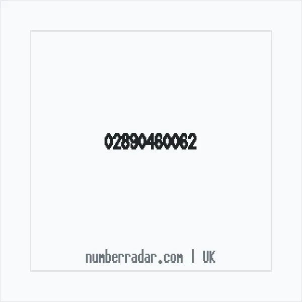 Reverse number check for +44 28 9046 0062 — who called me?