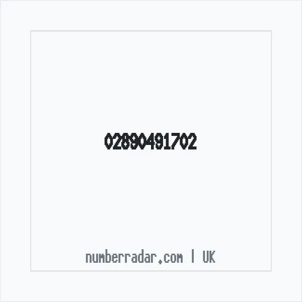 Reverse number check for +44 28 9049 1702 — who called me?