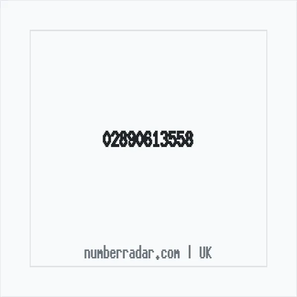 Reverse number check for +44 28 9061 3558 — who called me?