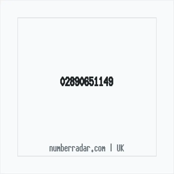Reverse number check for +44 28 9065 1149 — who called me?