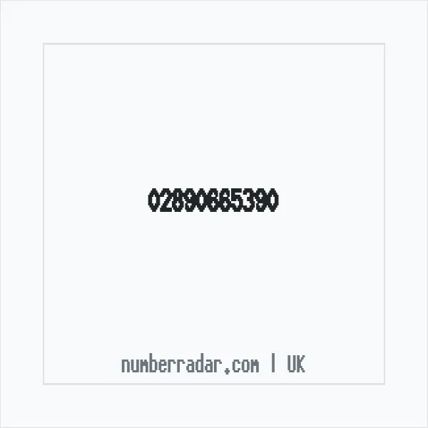 Reverse number check for +44 28 9066 5390 — who called me?