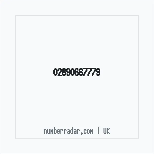 Reverse number check for +44 28 9066 7779 — who called me?