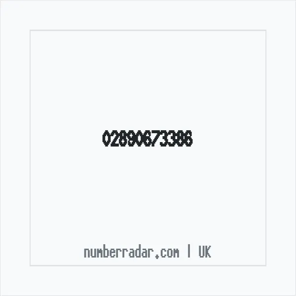 Reverse number check for +44 28 9067 3386 — who called me?