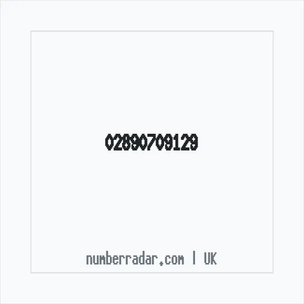 Reverse number check for +44 28 9070 9129 — who called me?
