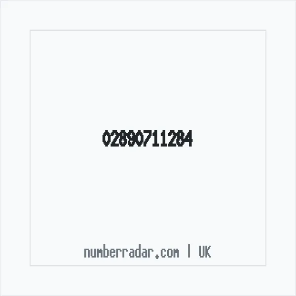 Reverse number check for +44 28 9071 1284 — who called me?