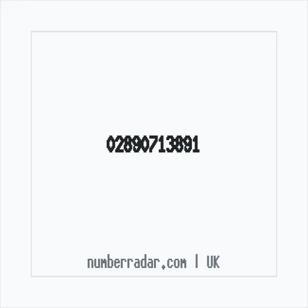 Reverse number check for +44 28 9071 3891 — who called me?
