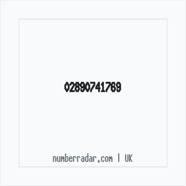 Reverse number check for +44 28 9074 1769 — who called me?