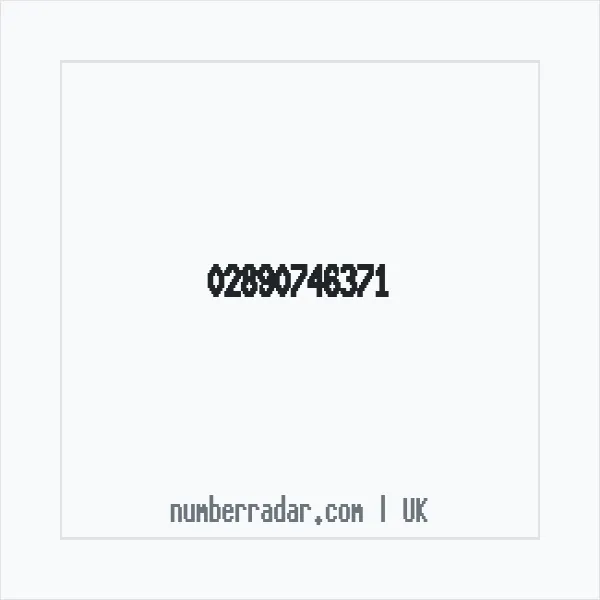 Reverse number check for +44 28 9074 6371 — who called me?